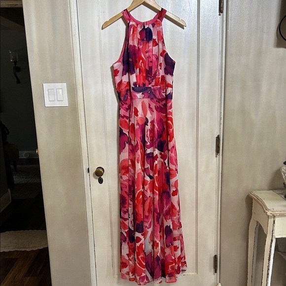 Eliza J Dresses & Skirts - Eliza J Vibrant Pink and Purple Maxi Dress